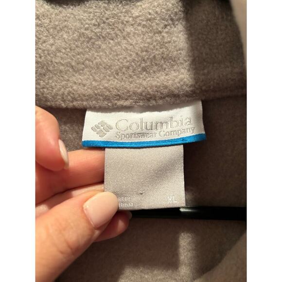 Columbia Men's Light Gray Fleece Vest Size XL - Picture 3 of 4